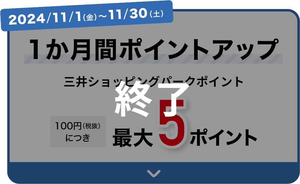 2024/11/1(金)～11/30(土) 終了